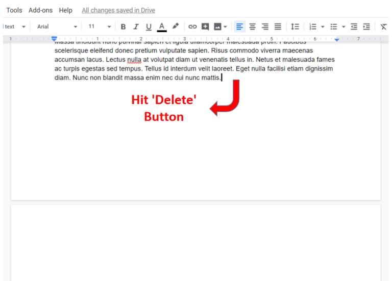 how-to-delete-a-blank-page-second-page-in-google-docs