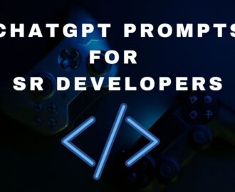 Chatgpt prompts for senior developers